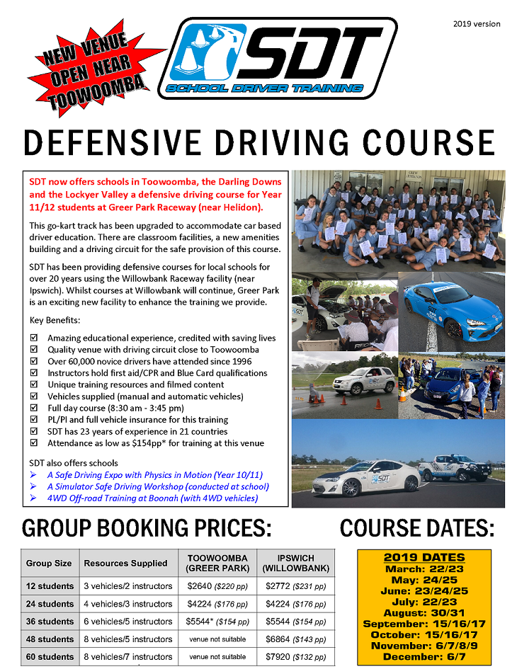 Defensive Driving SAFE DRIVE TRAINING Defensive and Advanced